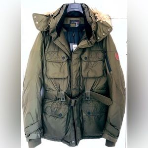 Ralph Lauren RLX NWT Winter Army Green Parka